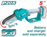 TOTAL - FIERASTRAU ELECTRIC PENTRU CRENGI-5&quot;(13CM) 20V (nu contine incarcator si acumulator) PowerTool TopQuality