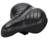 Șa Bicicletă Combo cu Arcuri, Negru - Confort și Durabilitate