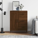 VidaXL Servantă, stejar maro, 69,5x34x90 cm, lemn prelucrat