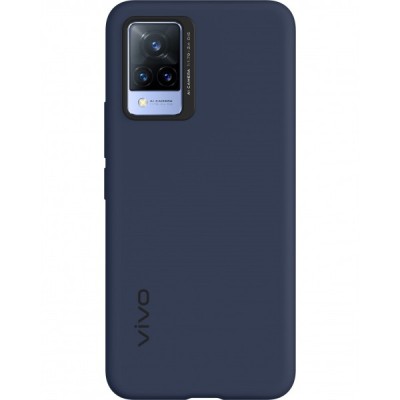 Husa pentru vivo V21 5G, Silicone Cover, Bleumarin 6000172 foto