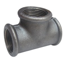 Teu pentru gaze, negru, 1/2&quot;