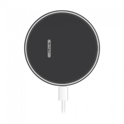 Incarcator wireless cu incarcare rapida 5a - negru foto