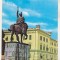 bnk cp Alba Iulia - Muzeul Unirii si statuia M Viteazul - necirculata - mf