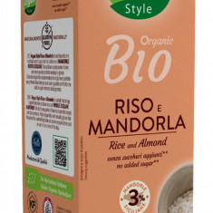 Bautura vegetala bio din orez si migdale siciliene, 1l, Vegan Style