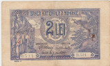 ROMANIA 2 LEI 1915 Danielopol Serie 3 Cifre aF