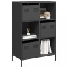 VidaXL Dulap &icirc;nalt, negru, 68x39x103,5 cm, oțel 851406