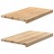vidaXL Pervaz 2 buc lemn masiv de stejar netratat 70x40x2 cm 4009117