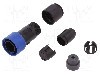 Conector circular, tata, 10 pini, BULGIN - PXP4010/10P/3540 foto