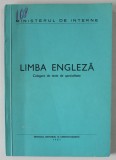 MINISTERUL DE INTERNE - LIMBA ENGLEZA , CULEGERE DE TEXTE DE SPECIALITATE , 1981