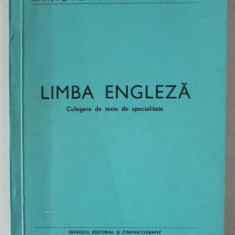 MINISTERUL DE INTERNE - LIMBA ENGLEZA , CULEGERE DE TEXTE DE SPECIALITATE , 1981