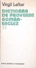 Dictionar Proverbe Roman-Englez Virgil Lefter, Editura Stiintifica 1978, 166 pagini