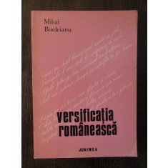 MIHAI BORDEIANU - VERSIFICATIA ROMANEASCA