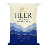 HEER ORIGINAL BASMATI RICE &ndash; Orez Superior, Bob Extra Lung, Aromat (20 kg Vrac)