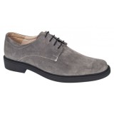 Pantofi barbati casual piele naturala intoarsa Arezzo Gri