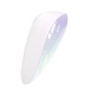 Vibrator Bling Alb Silicon, Design Ergonomic, 9 Functii Stimulare, USB Reincarcabil, Splashproof