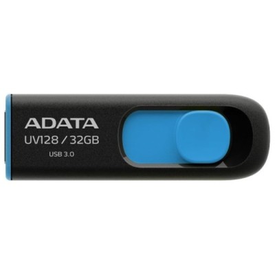 Stick de Memorie 32GB - Adata (AUV128-32G-RBE) - Black / Blue foto