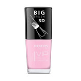 Lac de unghii Vip, 3D, Revers, roz nude, mat, 12 ml, Nr 025