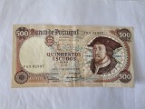 Portugalia 500 Escudos 1966 - Bancnota Rara | Numismatica Europa