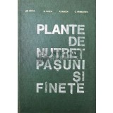 PLANTE DE NUTRET PASUNI Sl FANETE - 1968 - M. Ioniță ($T182)
