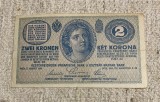 Bancnota 2 Korona 1914 austro-ungaria
