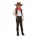 Costum cowboy cu accesorii pentru copii 5-7 ani 116-128 cm, Kidmania