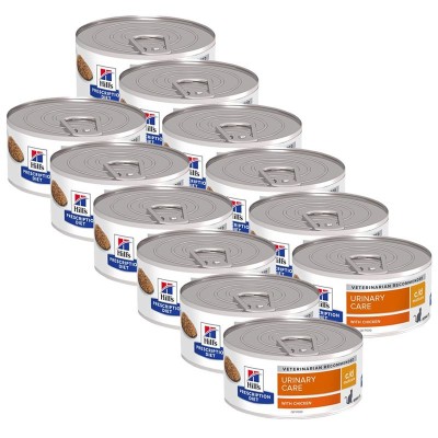 Hill&amp;amp;#039;s Prescription Diet Feline c/d MultiCare Minced Chicken 12 x 156 g foto