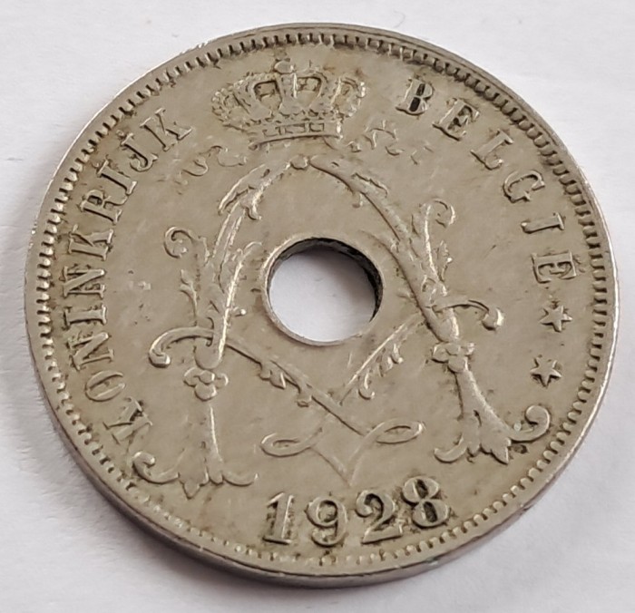 Belgia , 25 Centimes 1928