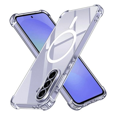 Husa Samsung A56 5G a566 Silicon Acryl Magsafe Transparenta foto