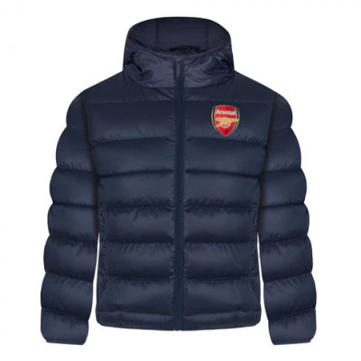 FC Arsenal geacă de iarnă pentru copii Quilted navy - 10/11 let foto