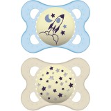 MAM Original Night 0m+ suzetă Boy 2 buc