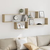 Gossi raft de perete, stejar sonoma, 167,5x18x68 cm, lemn prelucrat
