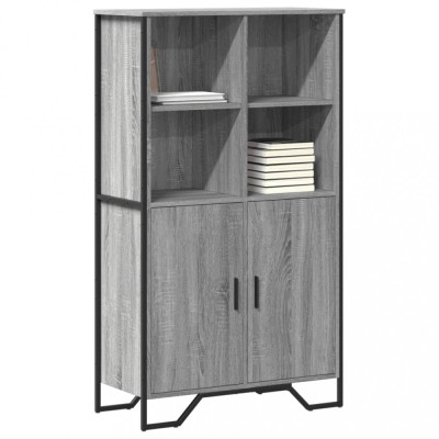 Gossi dulap inalt, gri sonoma, 79,5x35,5x137,5 cm, lemn prelucrat foto