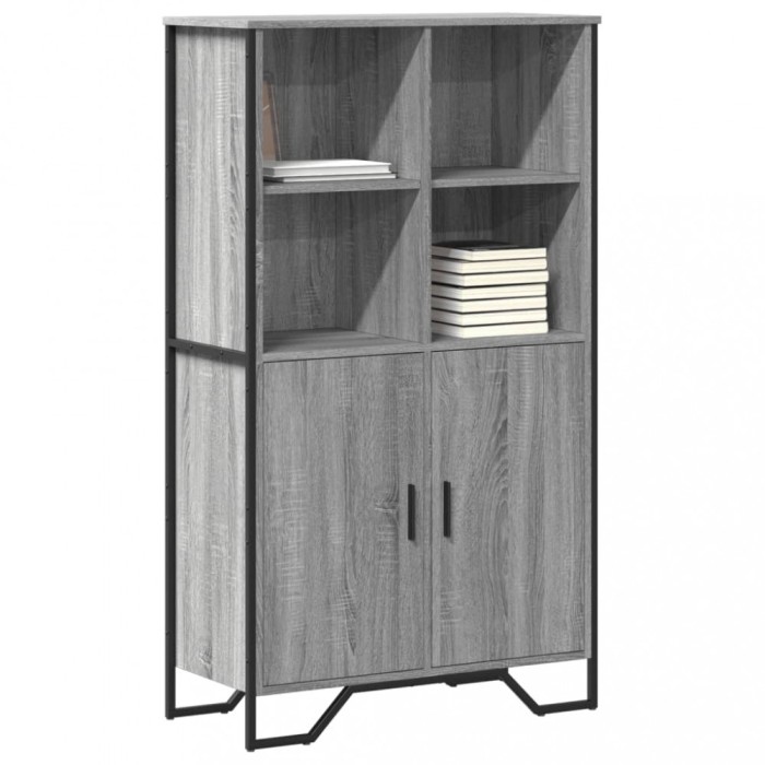Gossi dulap inalt, gri sonoma, 79,5x35,5x137,5 cm, lemn prelucrat