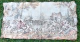 Tapiserie vintage &icirc;n stil romantic, scenă pastorală, 180 cm x 90 cm