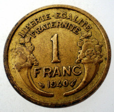 7.265 FRANTA WWII 1 FRANC 1940 foto