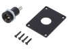 Soclu Mini Brichetă Auto 16A Negru