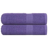 Gossi prosoape de maini, frogn, 2 buc., violet, 50x100 cm, 360 g/m2