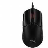 Mouse gaming cu fir HyperX Pulsefire Haste 2, 26000 DPI, ultrausor (53g), 6 butoane, 650IPS, 50G, software NGENUITY, cablu HyperFlex 2, negru