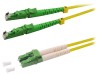 Patch Cord Fibră OS2 E2000/APC-LC/APC 0.5m Galben, Logilink