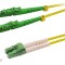 Patch Cord Fibră OS2 E2000/APC-LC/APC 0.5m Galben