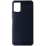 Husa tip capac spate Carbon silicon bleumarin pentru Nokia C32