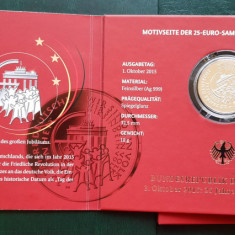 Moneda comemorativa de argint - 25 Euro 2015, Germania - Proof - G 3602