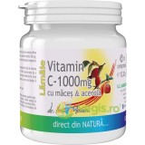 Vitamina C 1000mg cu Macese si Acerola (Aroma de Lamaie) 10cpr