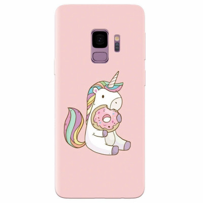 Husa silicon pentru Samsung S9, Unicorn Donuts foto