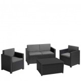 Set mobilier gradina Curver Monaco, gri, Keter