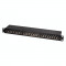 Patch Panel Logilink Cat6 1U 19 inch 24 porturi Black