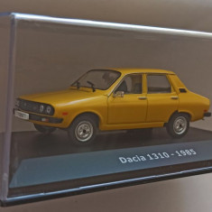 Macheta Dacia 1310 1985 galben - IXO/Hachette 1/43