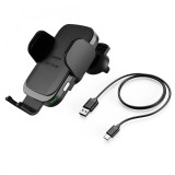 Incarcator auto Wireless Hama &bdquo;FC10 Motion&rdquo;, QI Charge, QI Charge, negru