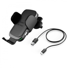 Incarcator auto Wireless Hama &bdquo;FC10 Motion&rdquo;, QI Charge, QI Charge, negru
