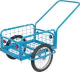 Carucior de transport Victor Blue cu roti pneumatice, sarcina max. 100 kg